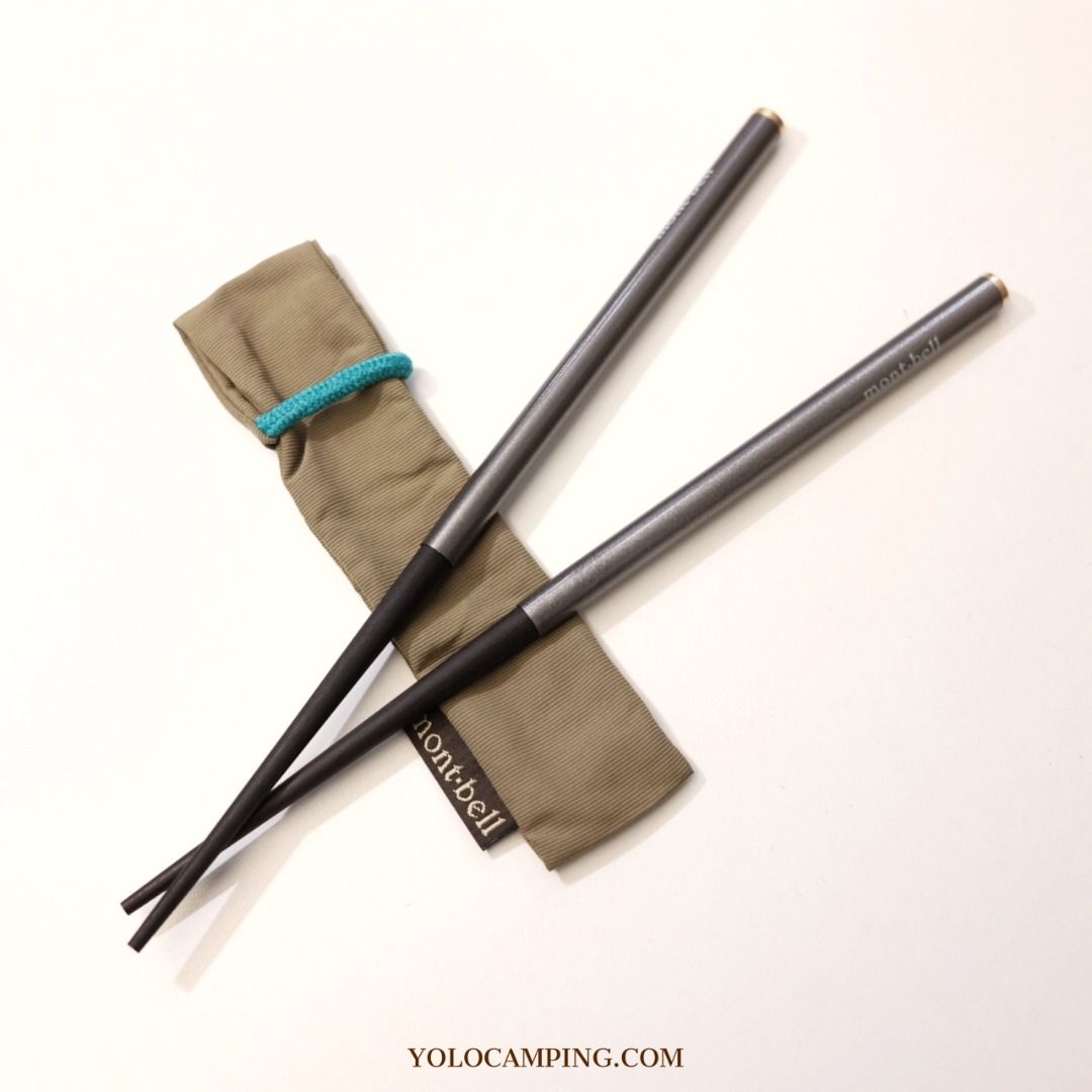 mont-bell 野箸NOBASHI STAINLESS AND WOOD CHOPSTICKS⁣, 運動產品, 行