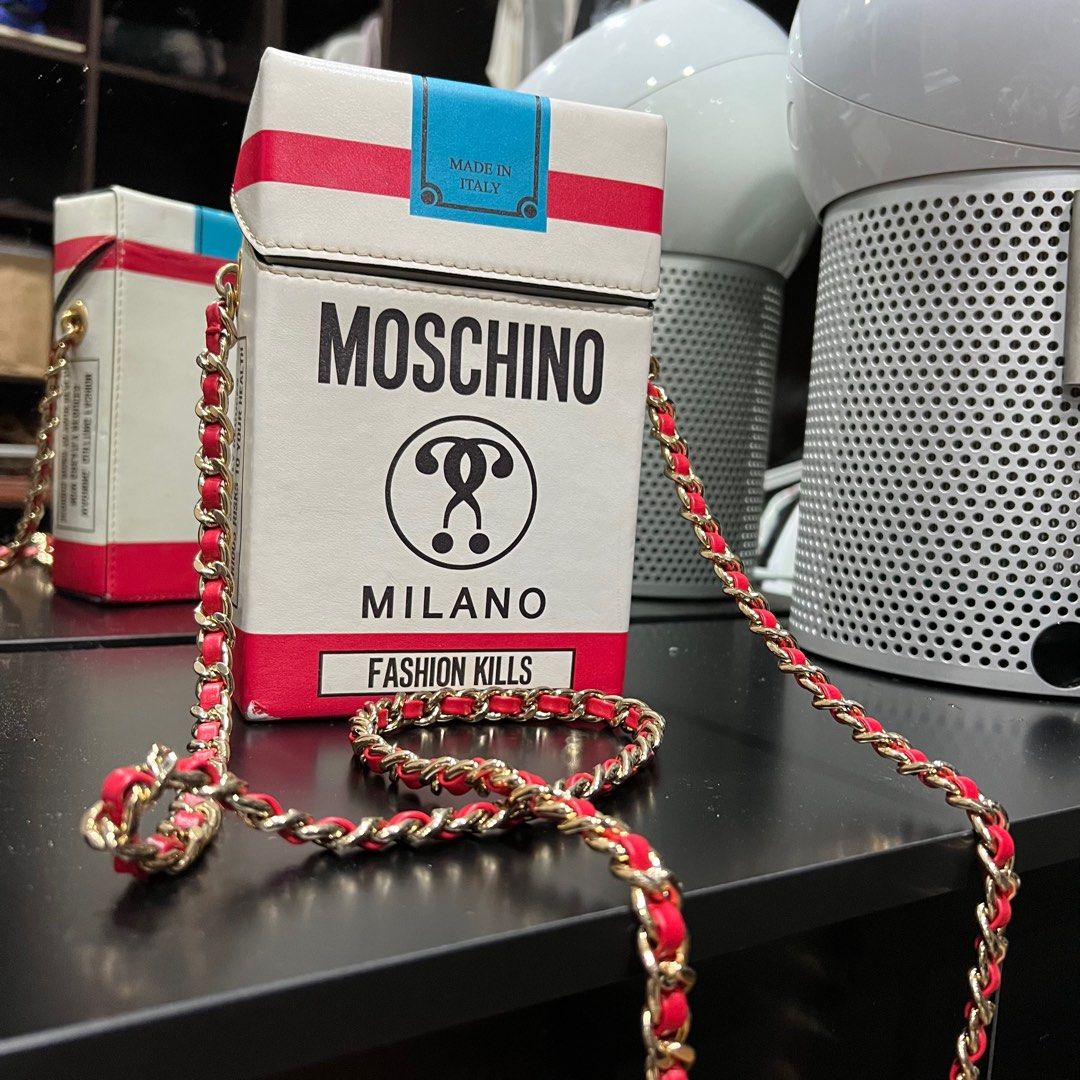 moschino fashion kills backpack