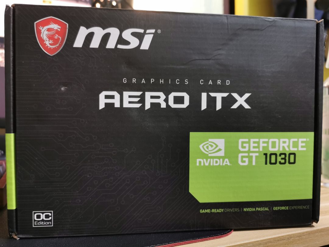 Msi geforce gt 1030 aero itx 2g oc 2gb best sale