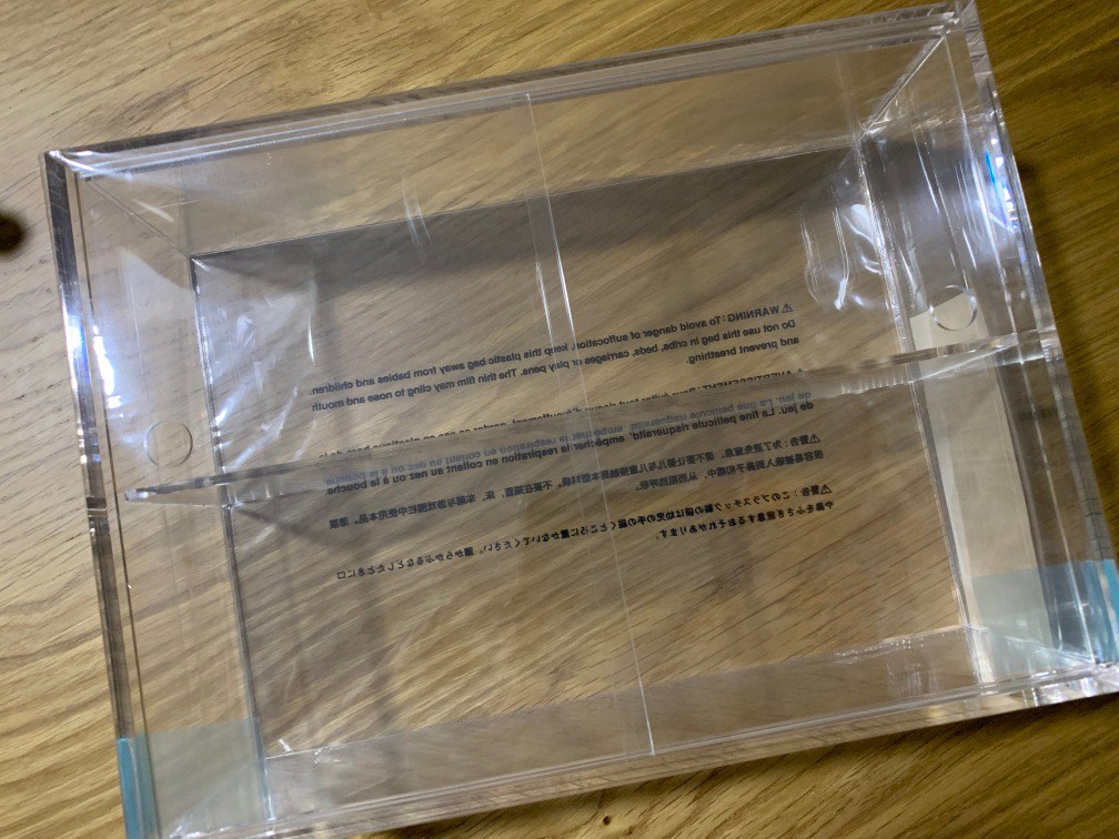 MUJI Acrylic Display Case with sliding doors (S), Hobbies & Toys