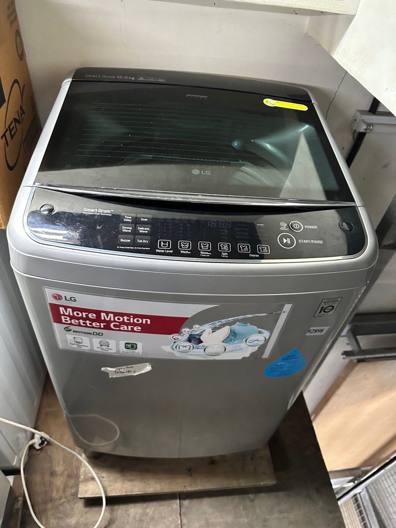 MUST BUY! LG 12KG TopLoader Washing Machine WFT1271DD1, TV & Home