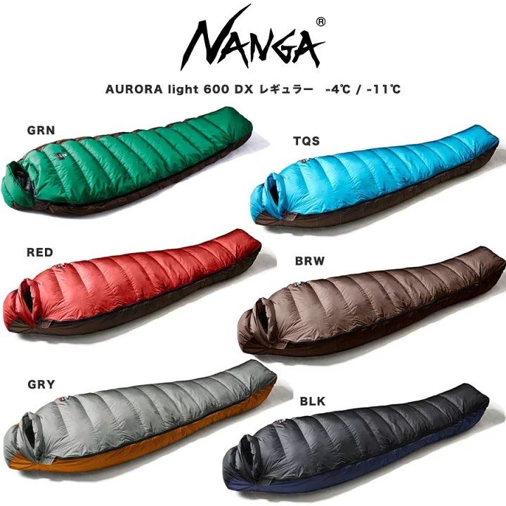 NANGA AURORA Light 600DX 戶外露營羽絨睡袋, 運動產品, 行山及露營
