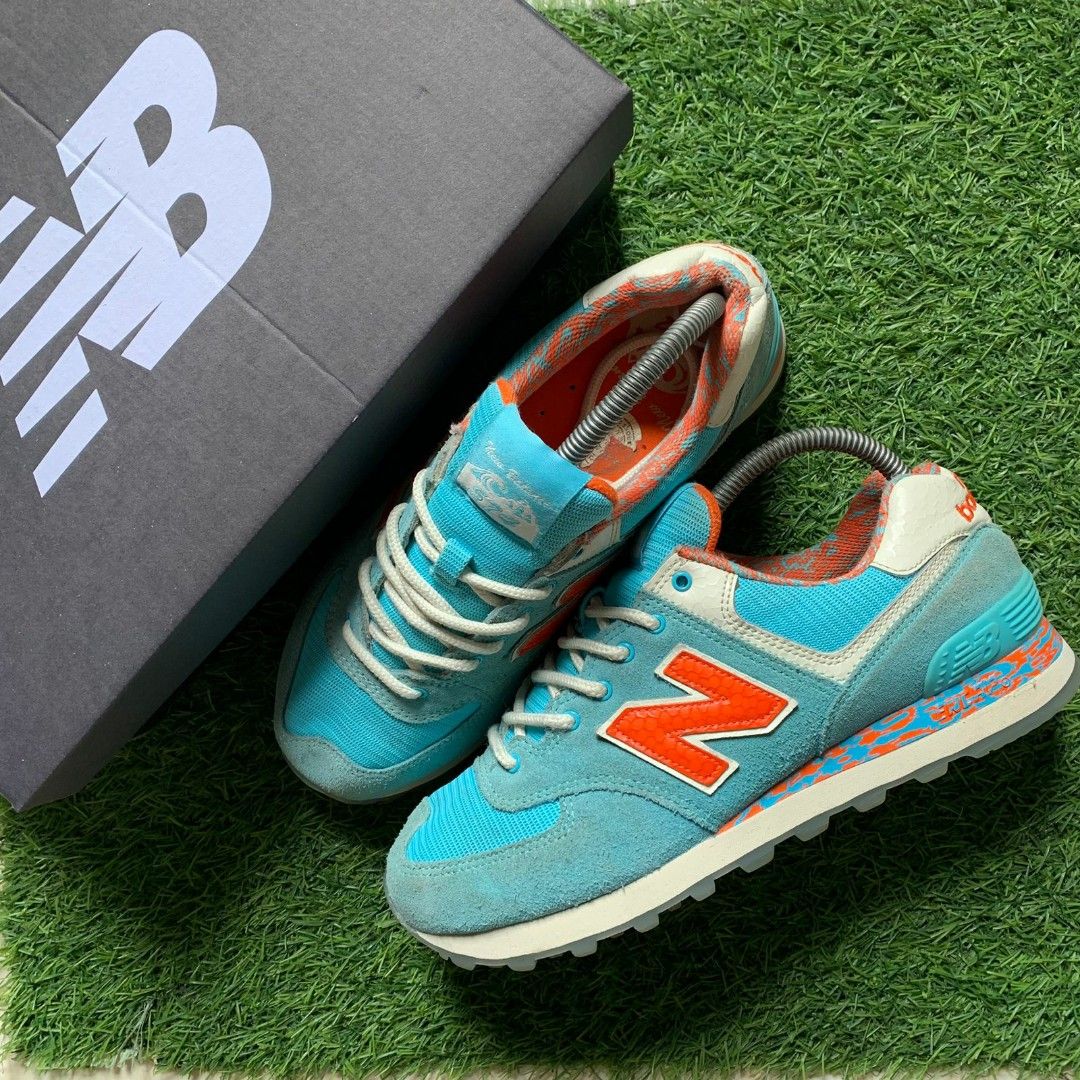 New balance 574 aqua blue outlet