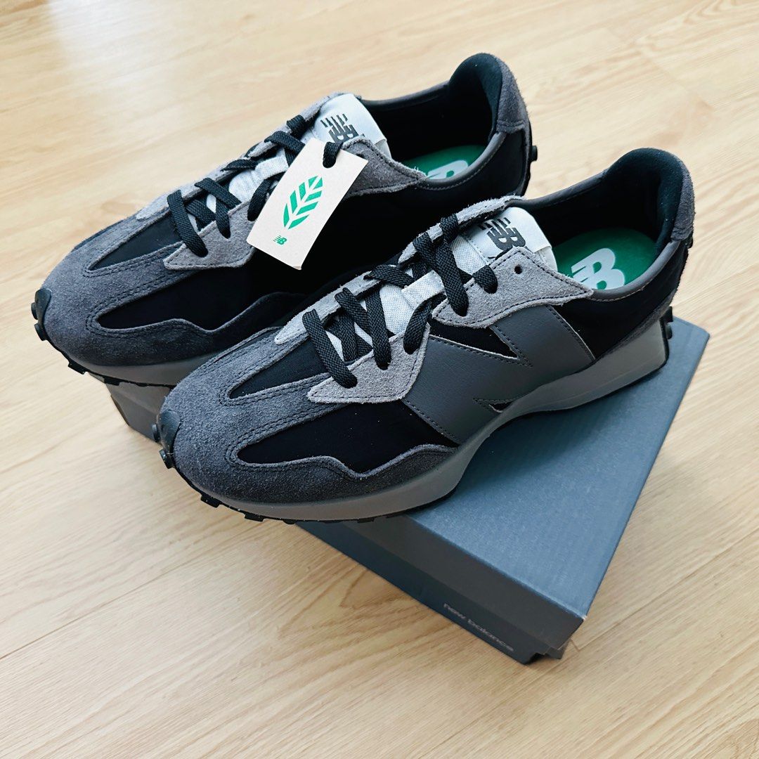 New balance 327 black grey outlet