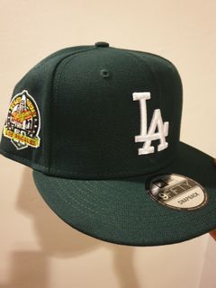 NEW ERA 9FIFTY LOS ANGELES DODGERS DARK GREEN SNAPBACK CAP