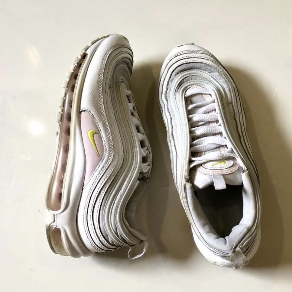 Nike air max 97 pale pink store opti yellow