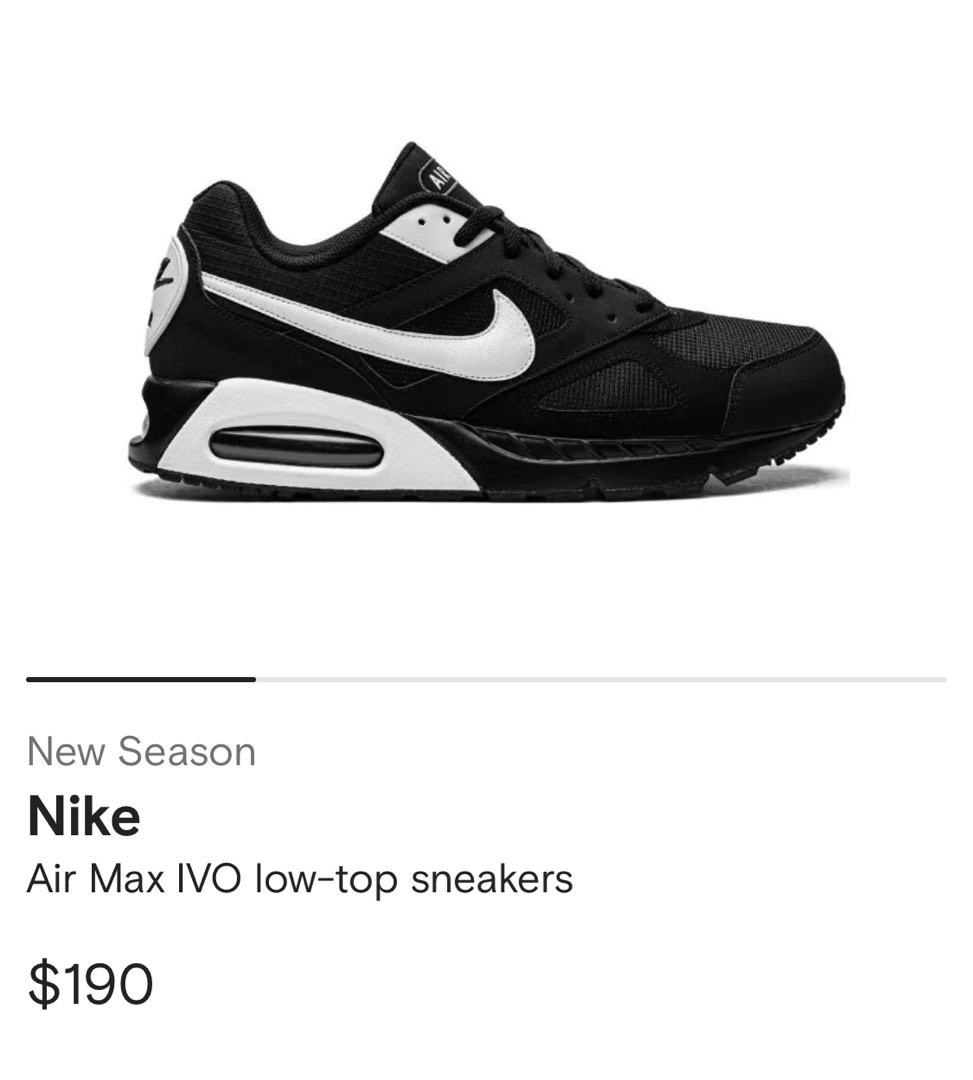 Nike Air Max IVO low Men s Fashion Footwear Sneakers on Carousell