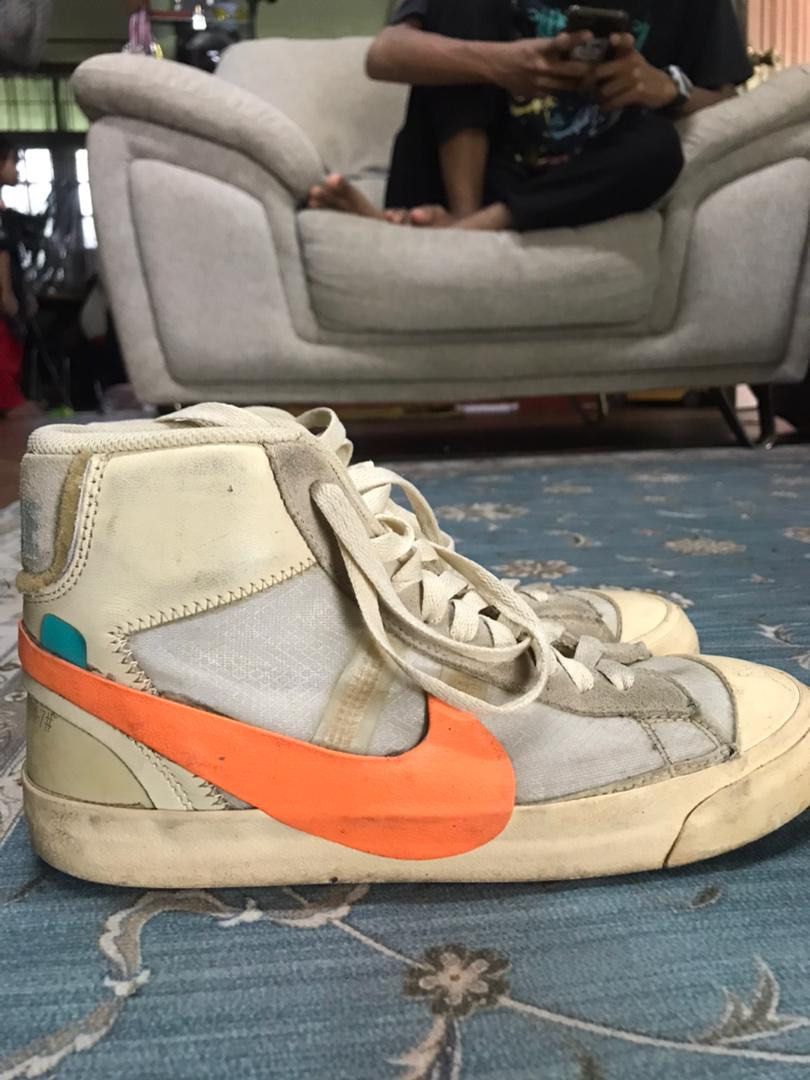 nike blazer off white Men s Fashion Footwear Sneakers on Carousell