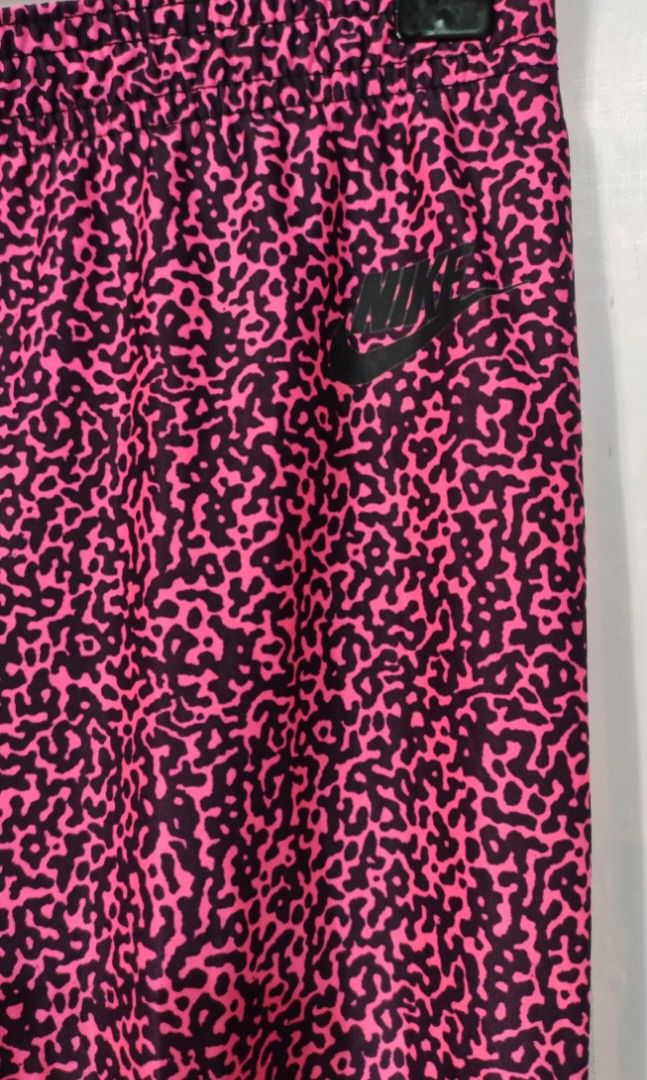 white nike leopard print
