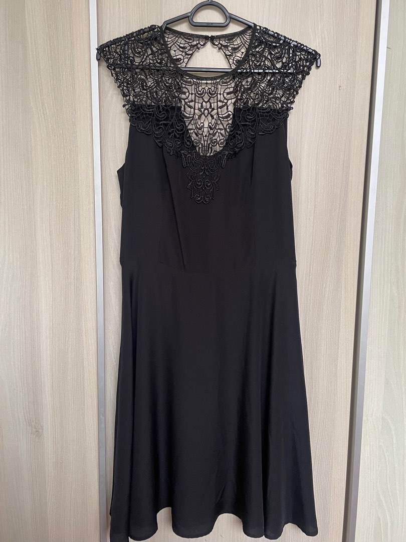 OASIS Black Lace Dress UK8 EU34 Women s Fashion Dresses Sets