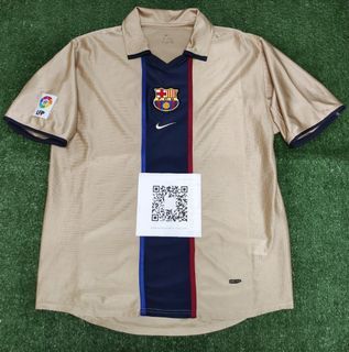 Original size L Barcelona jersey jersi away 2001 - 2003