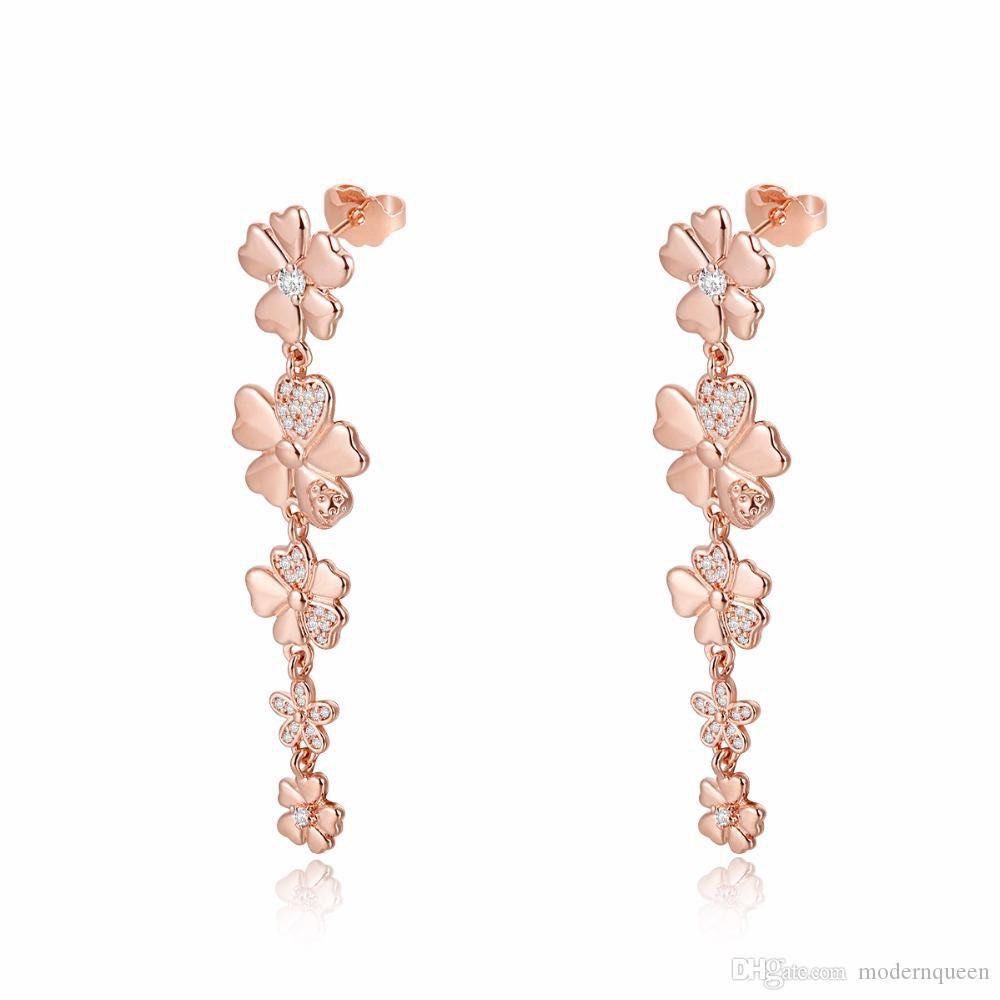 Pandora authentic Sales Wildflower Meadow Drop Stud Earrings