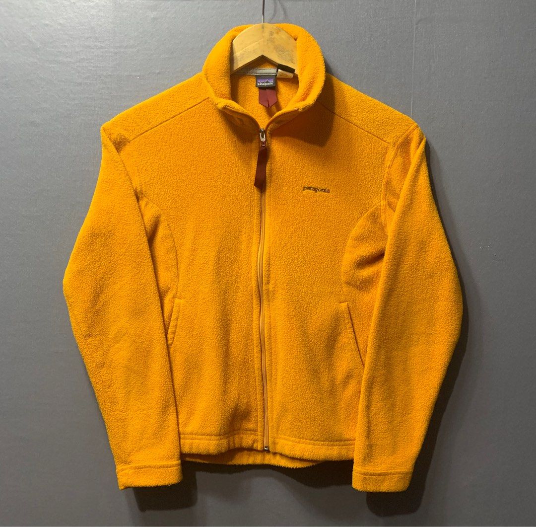 Mustard yellow patagonia fleece online