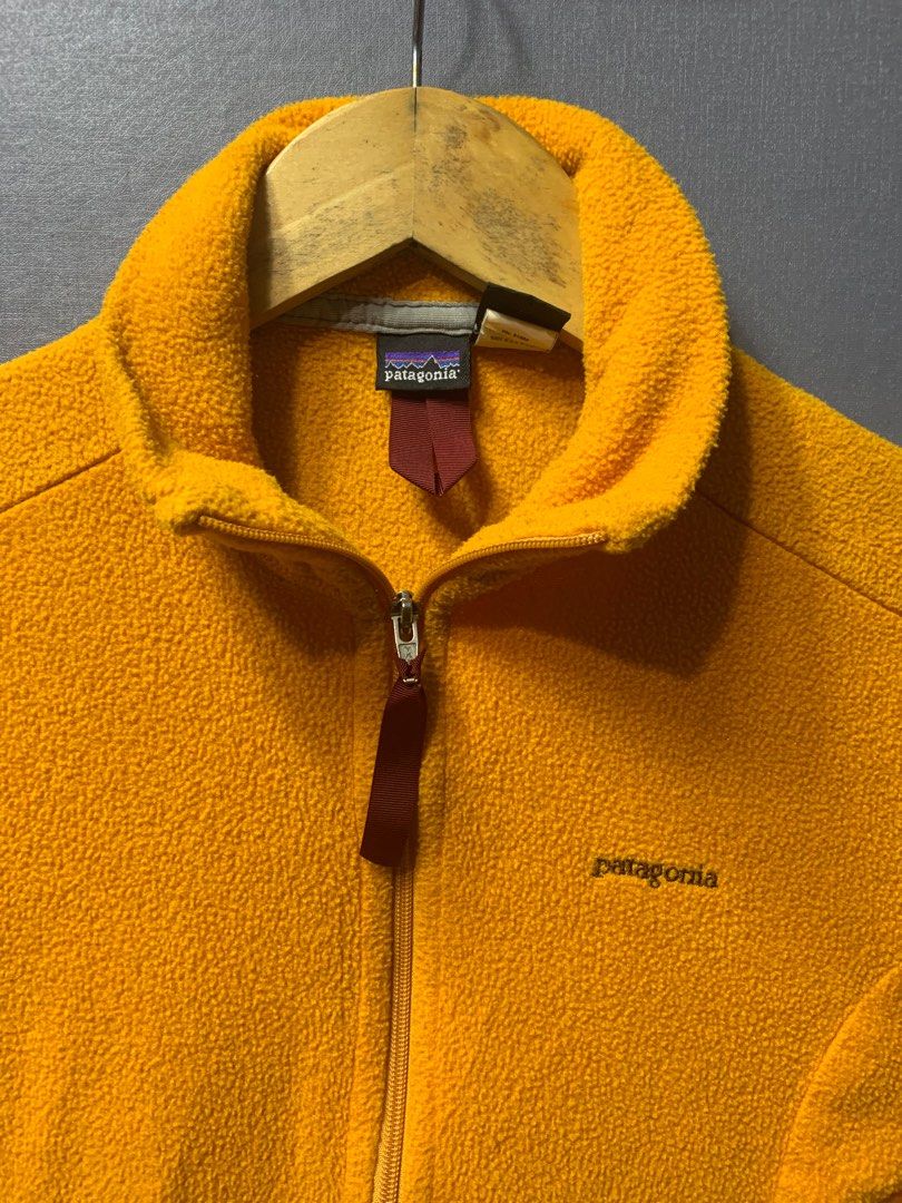 Mustard yellow patagonia fleece sale