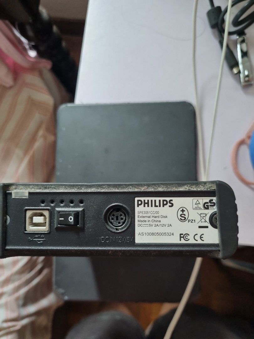 Philips External Hard Disk SPE3051CC 500 GB USB 2.0