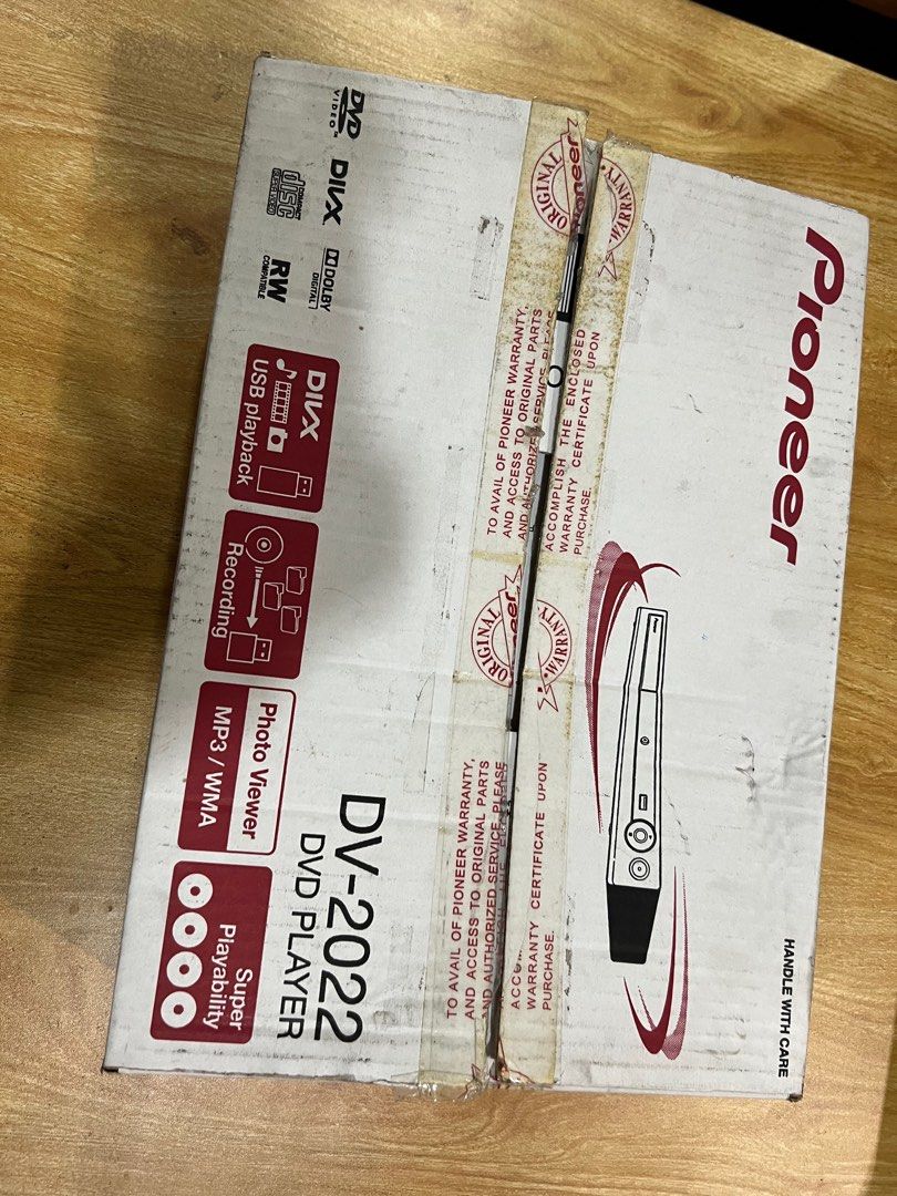 pioneer dvd player dv 2022