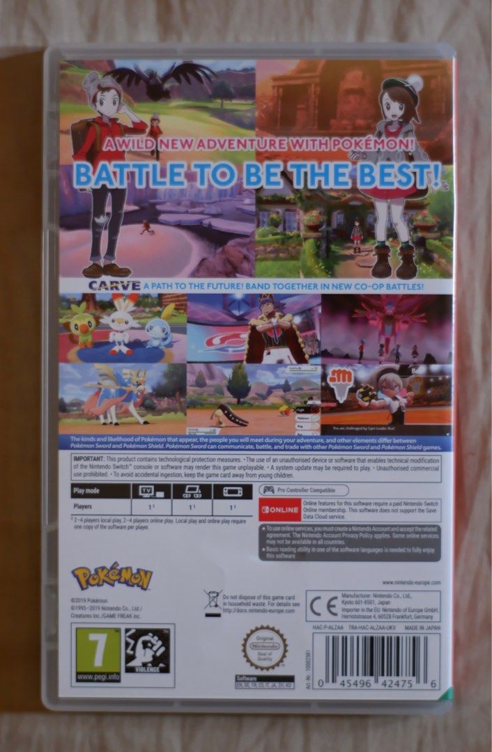 Pokemon Sword (Category: Nintendo) located in Manila. Submitted by rockiescloset (Listing ID 1213273036, Image 2). Description: Selling lightly used Pokemon Sword Switch game by my jowa. Location: Taguig City Not available for meet-up. Sorry! Only for delivery. Delivery fee will be shouldered by buyer. :) Fixed Rate **.