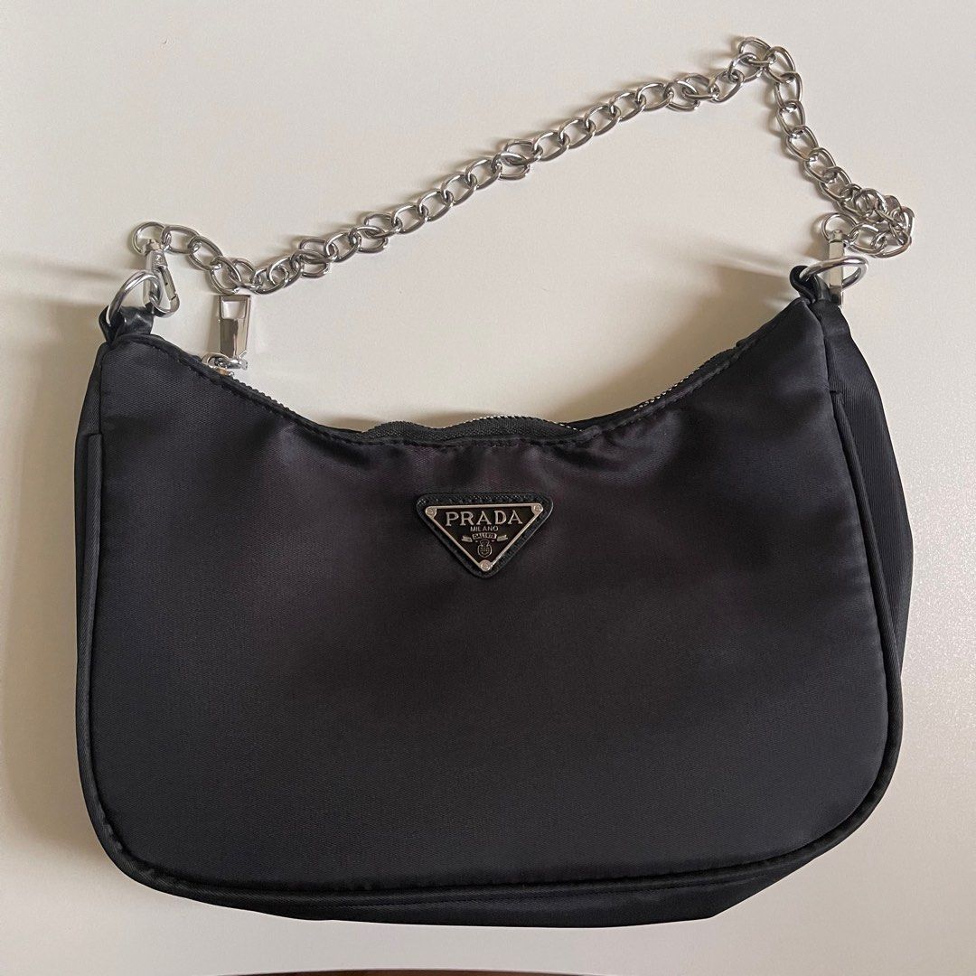 ORIGINAL Prada bag / black bag, Women's Fashion, Bags & Wallets, Shoulder  Bags on Carousell