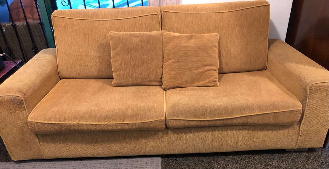 Preowned 2 seaters sofa for sale, Furniture & Home Living, Furniture, Sofas on Carousell