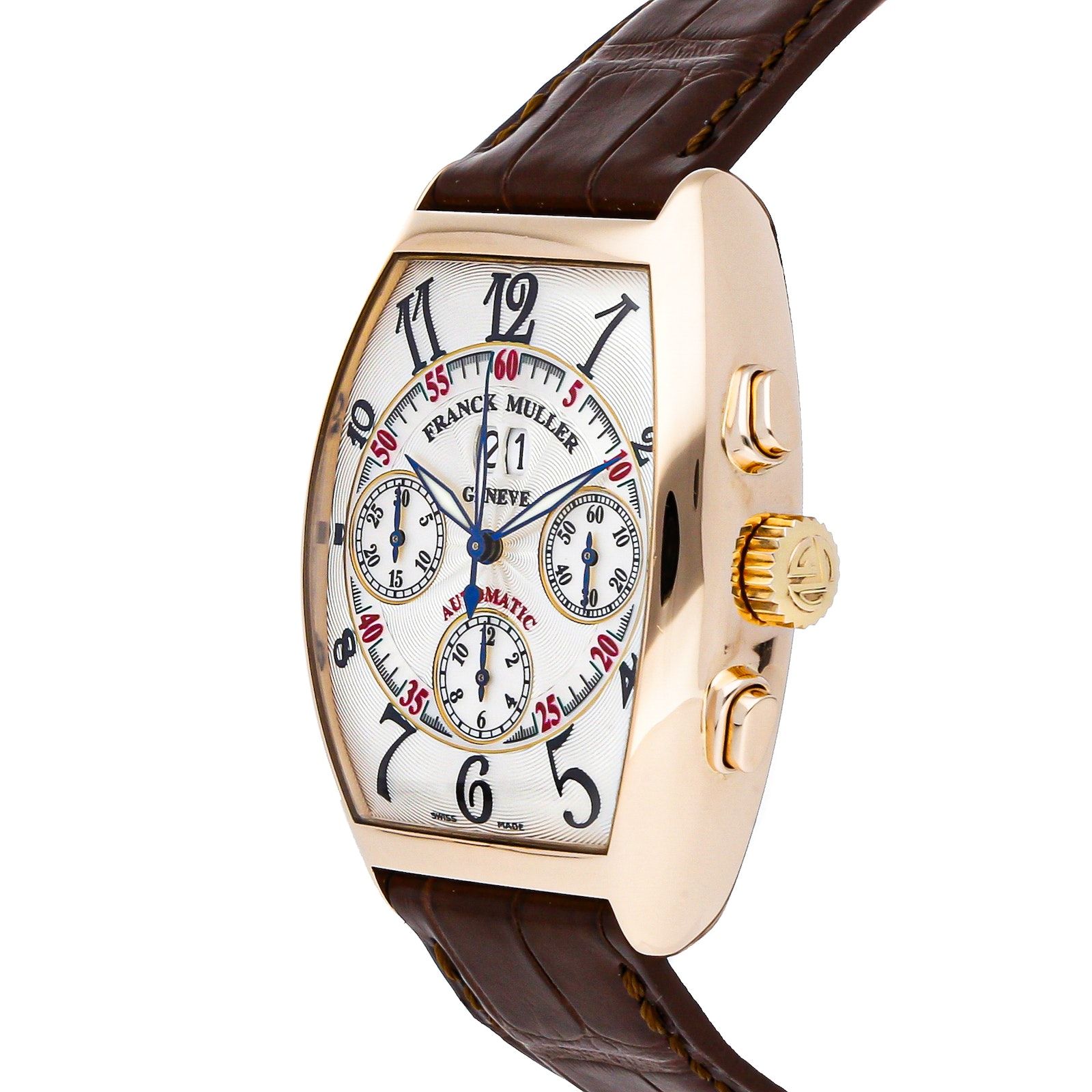 Pre Owned Franck Muller Cintree Curvex Chronograph 7850CCGG