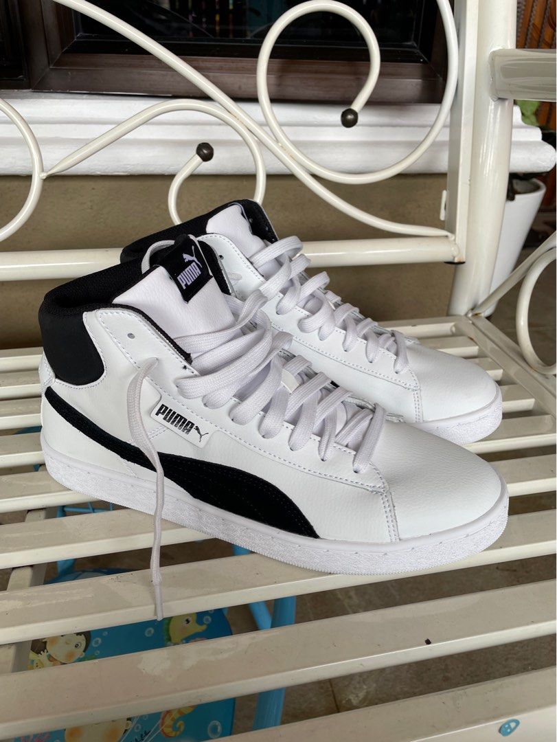 Opiaat Rekwisieten vertel het me PUMA 1948 Mid L (White-Black), Men's Fashion, Footwear, Sneakers on  Carousell