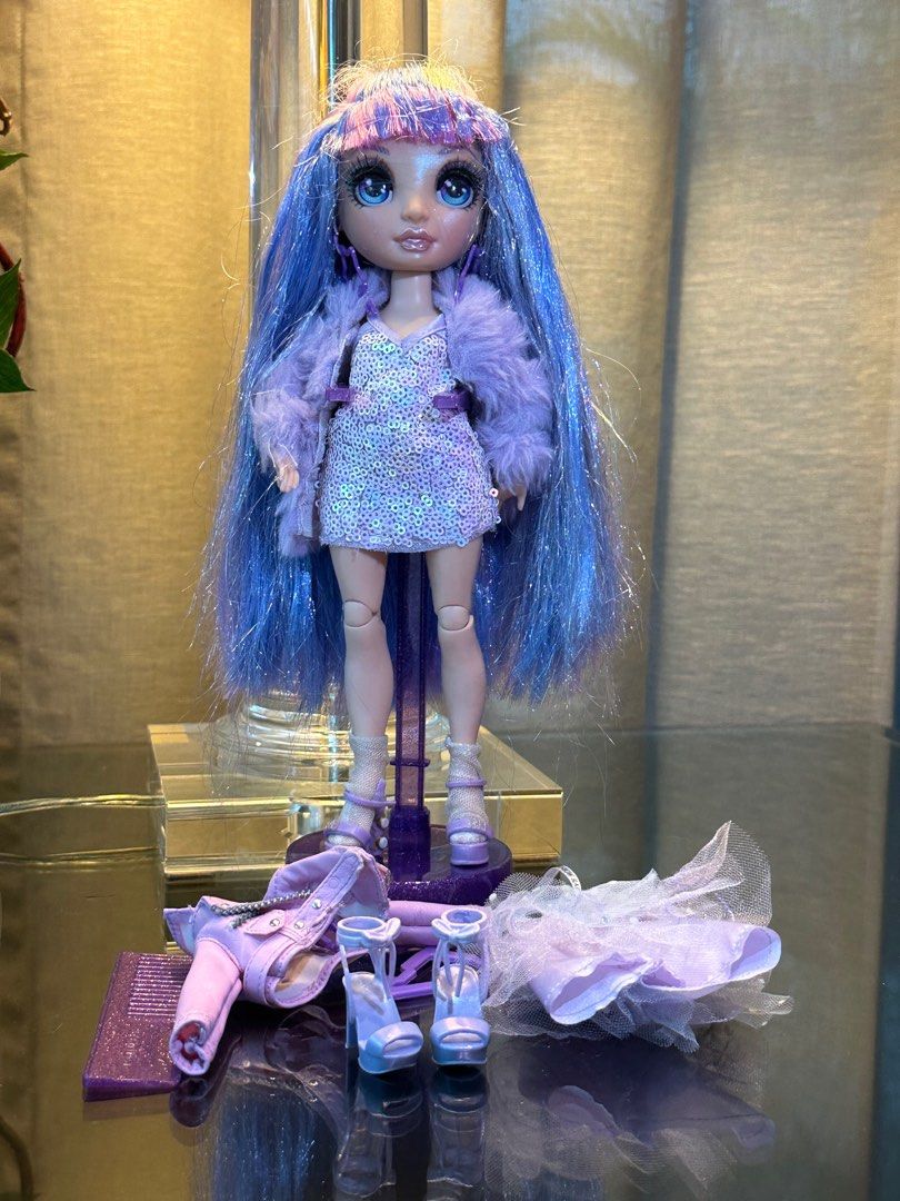 Rainbow High Swim & Style Violet (Purple) 11” Doll with Shimmery
