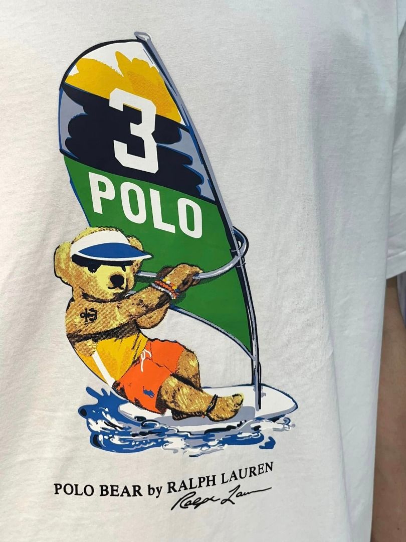 Polo bear 2025 surfing shirt