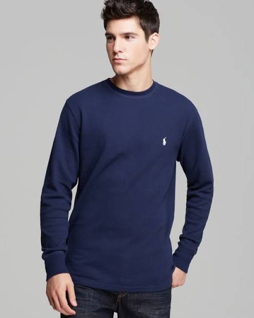 Ralph Lauren Waffle knit, Men's Fashion, Tops & Sets, Tshirts & Polo Shirts  on Carousell