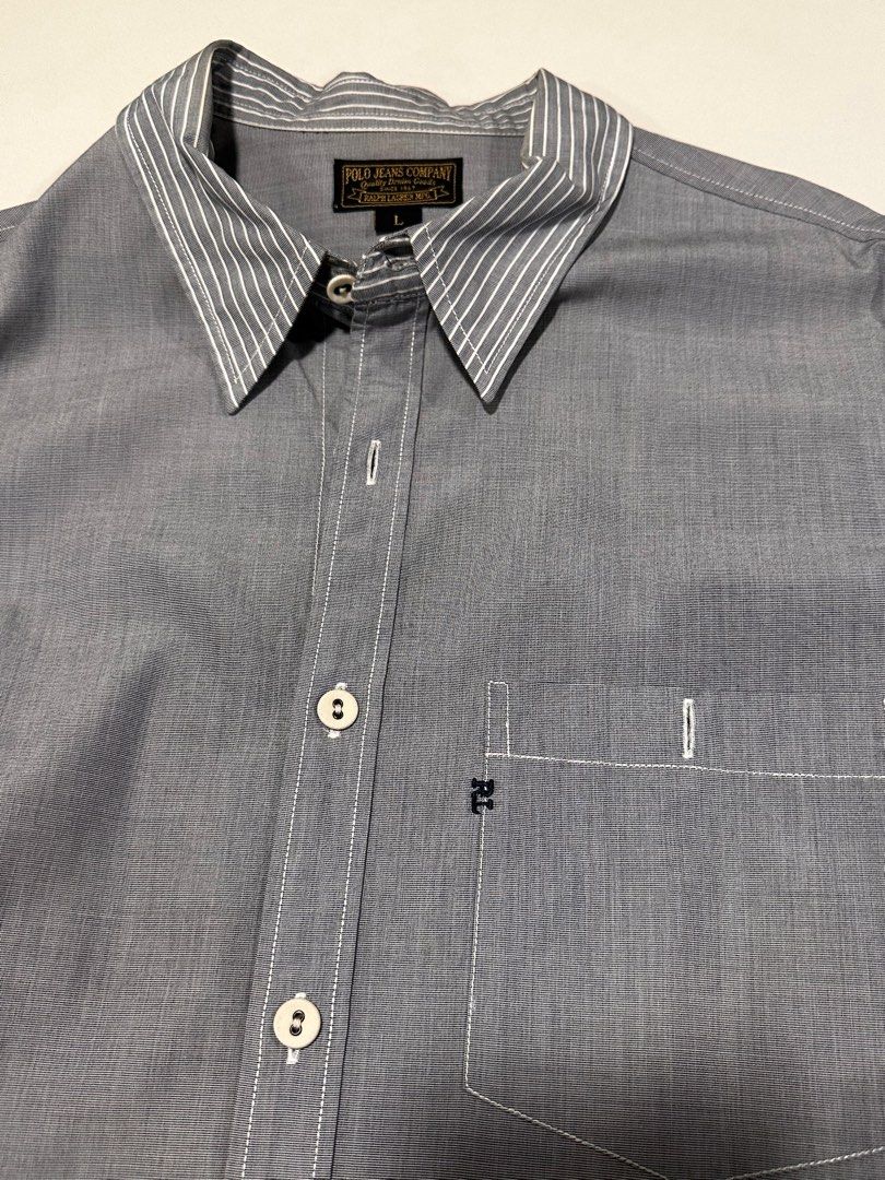 Ralph Laurent Grey Shirt Size L Priced to sell Fixed