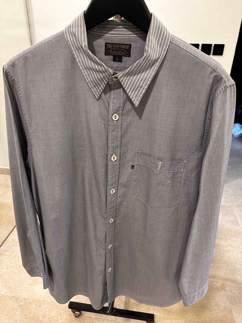 Ralph Laurent Grey Shirt Size L Priced to sell Fixed