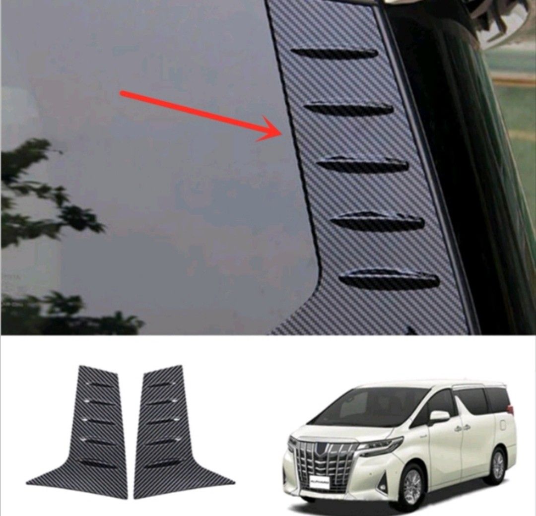 Rear window pillar trim, Car Accessories, Accessories on Carousell