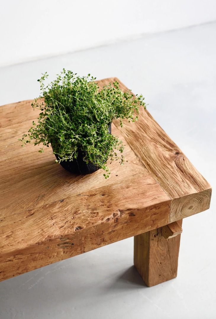 Reclaimed teak coffee table store