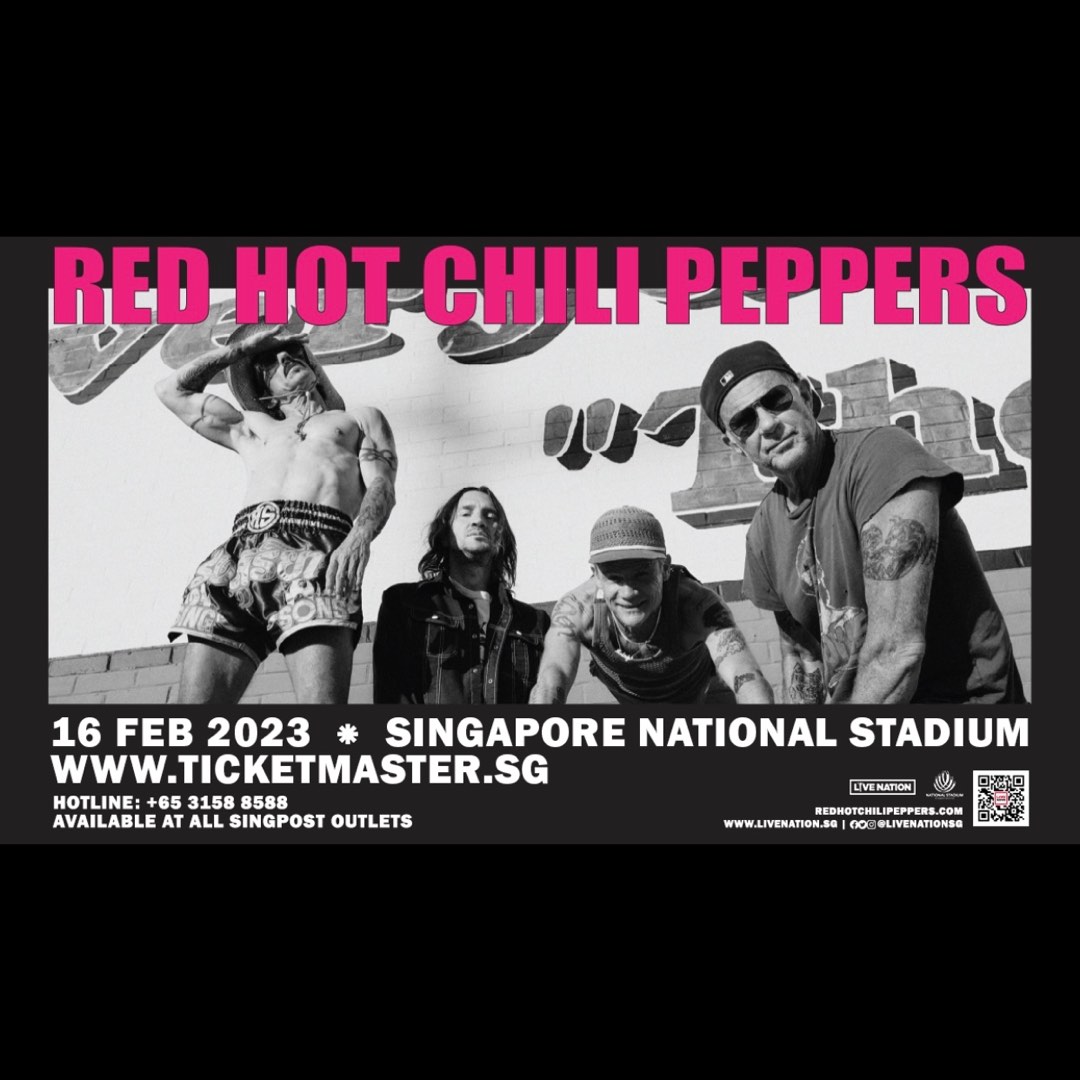 CAT 4 Red Hot Chili Peppers, Tickets & Vouchers, Event Tickets on Carousell