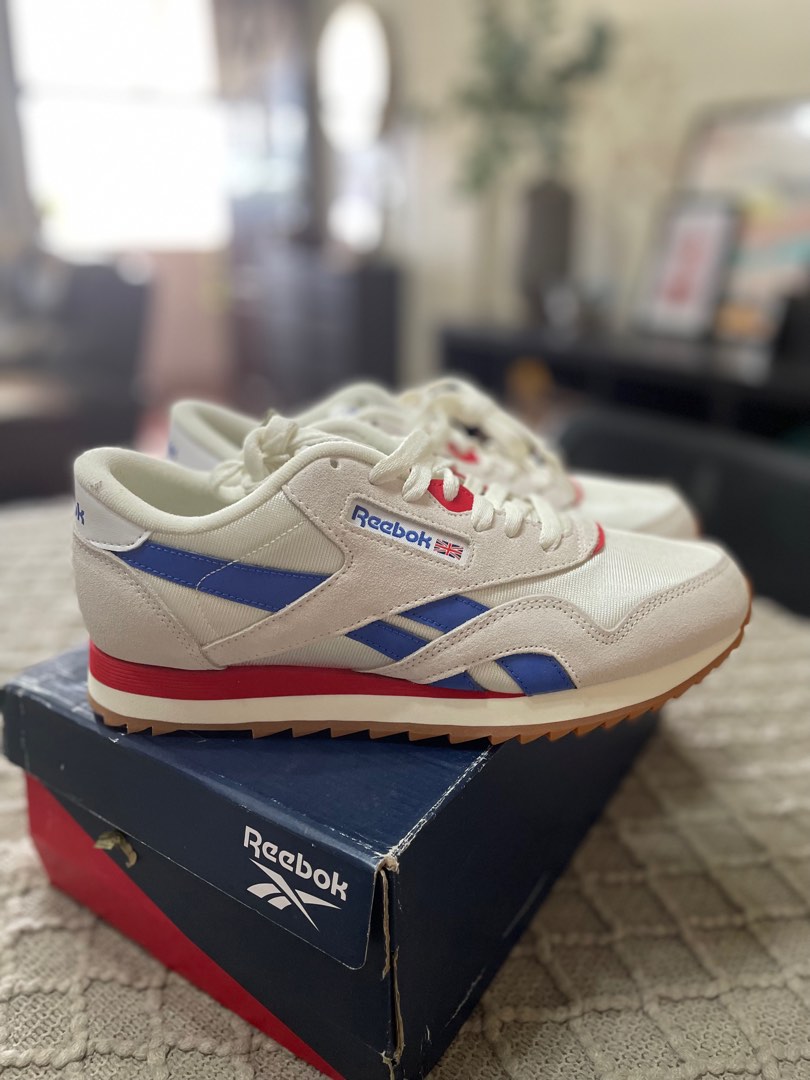 Reebok Classic Nylon Ripple Trainers Women s Fashion Footwear