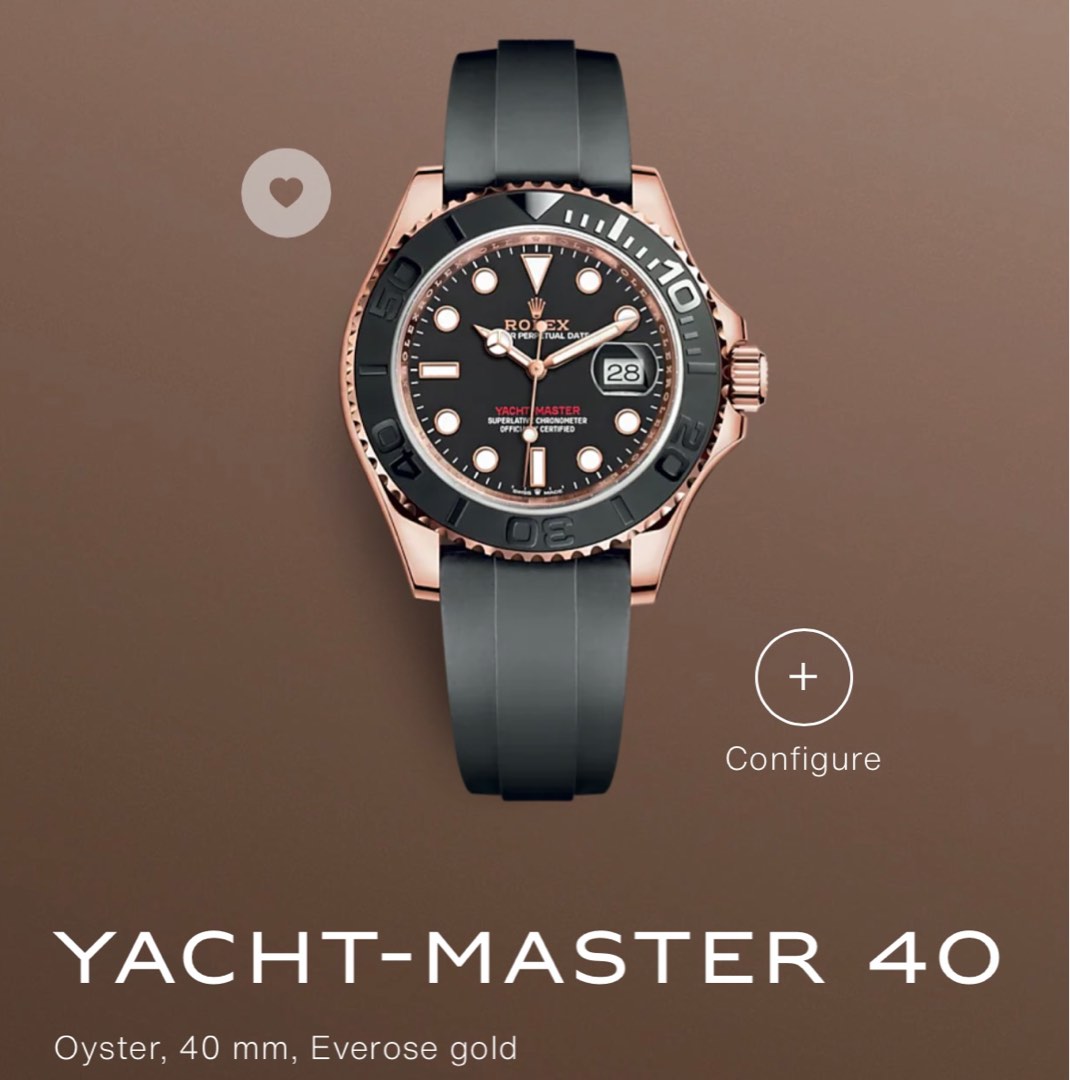 rolex yacht master ever rose