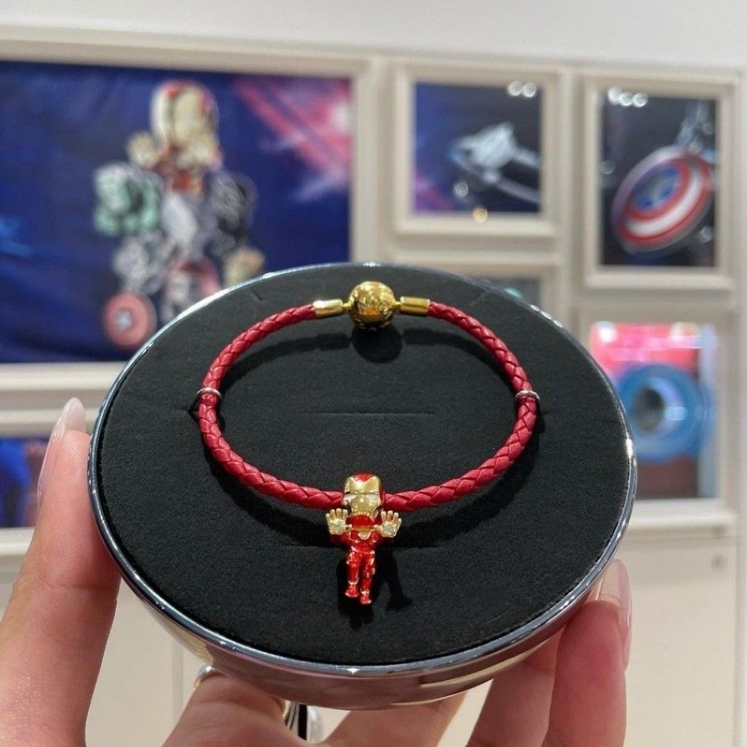 Iron man charm best sale bracelet