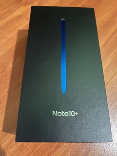 Samsung Galaxy Note 10+ with stylus