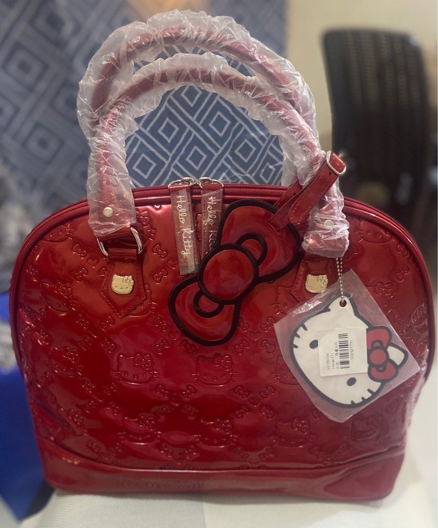 Sanrio Loungefly Hello Kitty bag Red Large, Women's Fashion, Bags