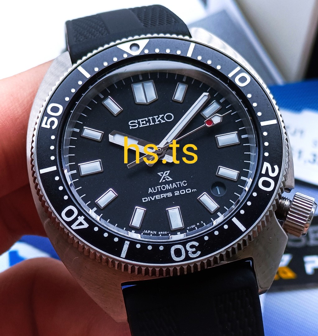 Seiko Turtle Black Automatic Prospex Divers Watch SPB317J1, Men's ...