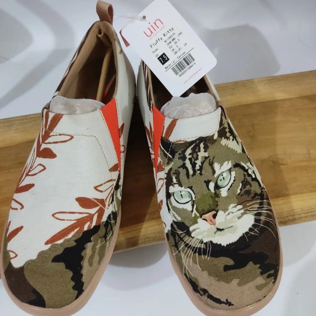 Sepatu UIN Footwear Singapore Fluffy Kitty Women Shoes, Fesyen Wanita
