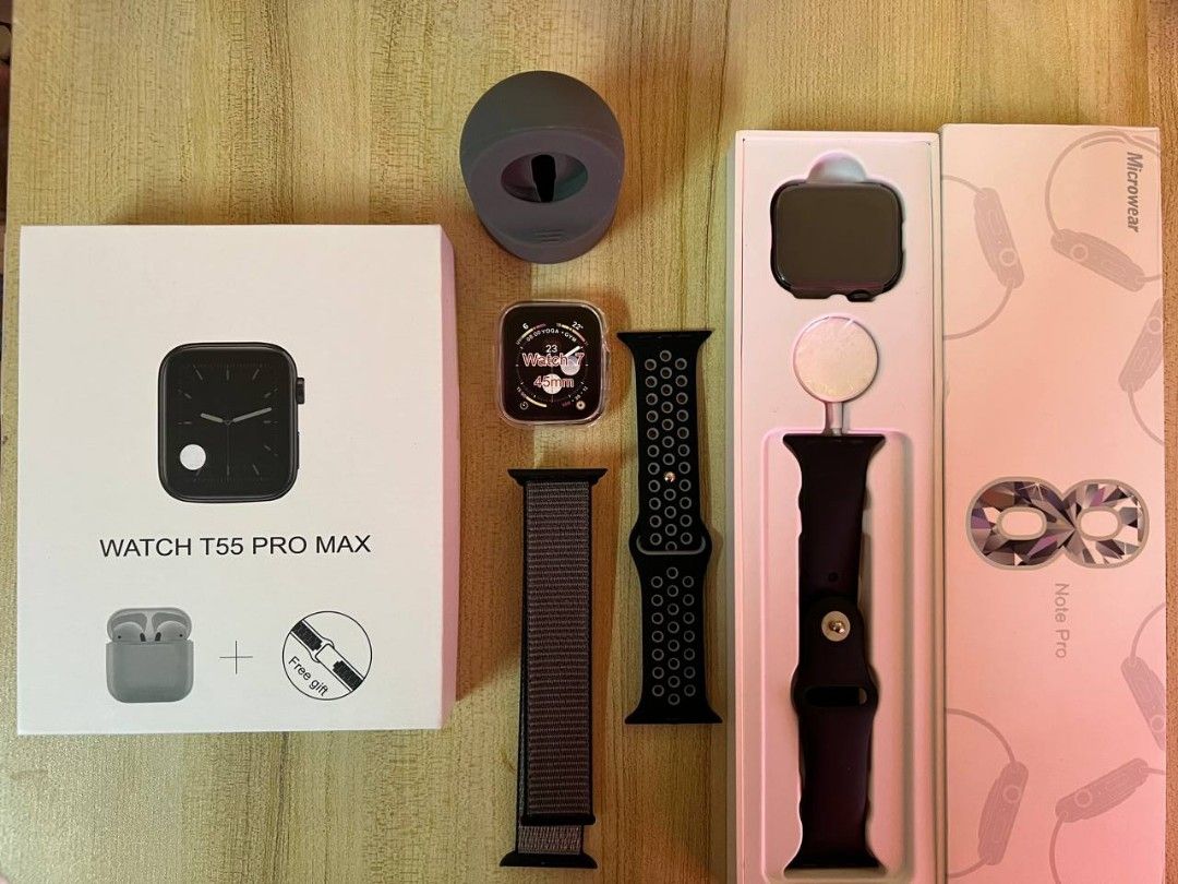 SMART WATCH 8 NOTE PRO Matte Black Mobile Phones Gadgets