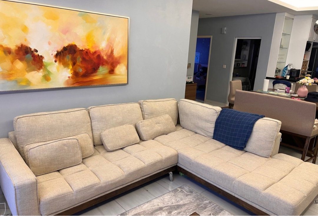 Sofa Harvey Norman, Furniture & Home Living, Furniture, Sofas on Carousell