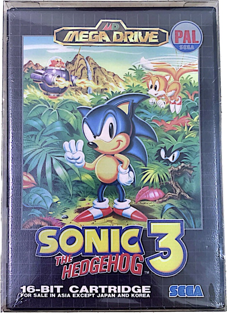 Sonic the Hedgehog 3 (Sega Genesis, 1994) Cartridge Only