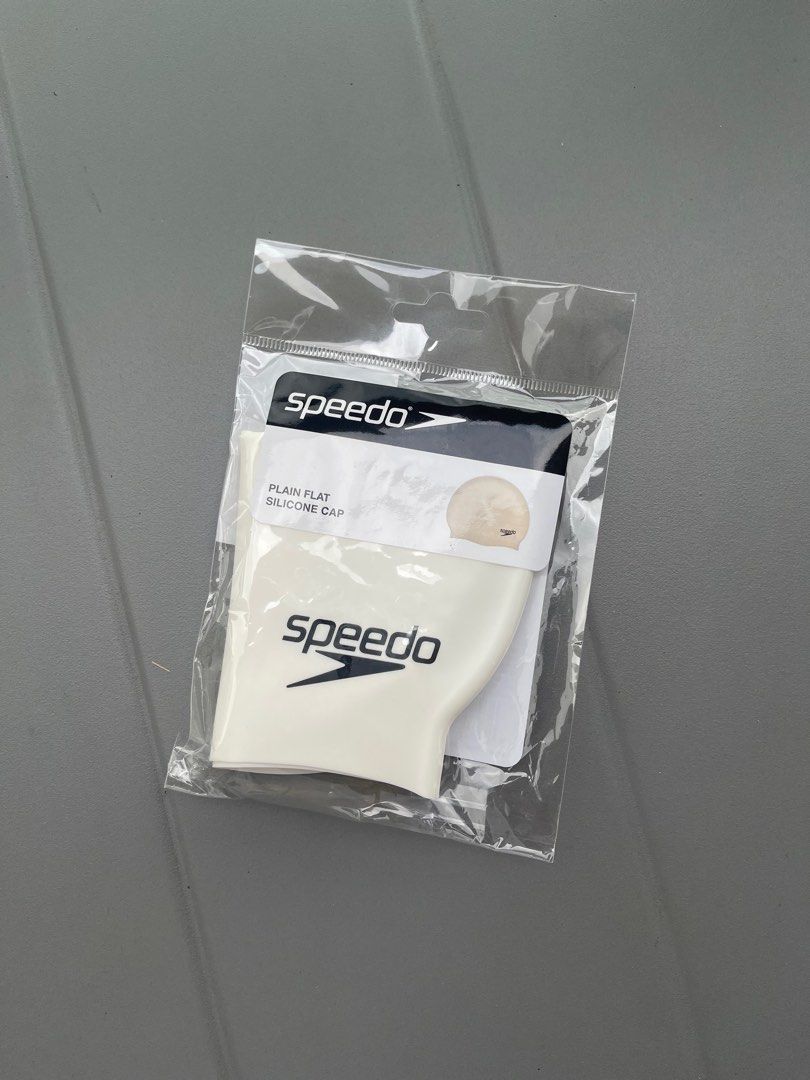 Speedo Silicone Cap Plain Flat, Men's Fashion, Tops & Sets, Swim Top