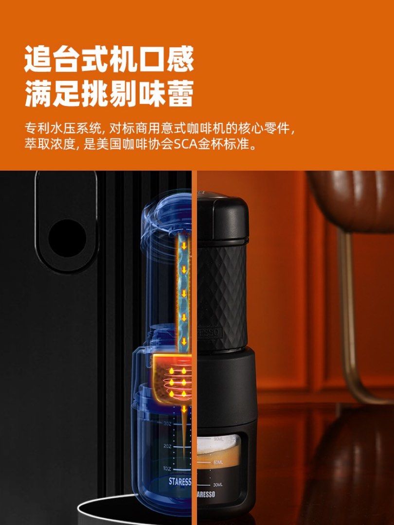 Staresso Portable Espresso Maker Coffee Machine Maker Latte Crema, TV