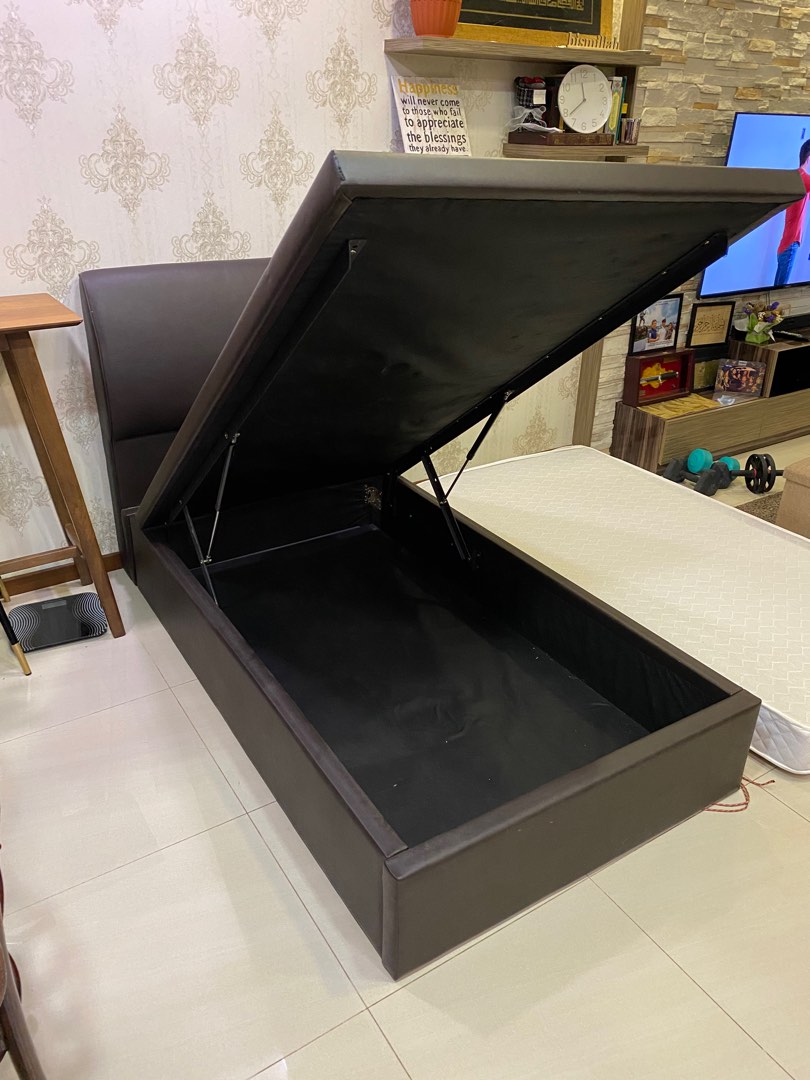 Super Single Storage Bed Frame [KING KOIL], Furniture & Home Living