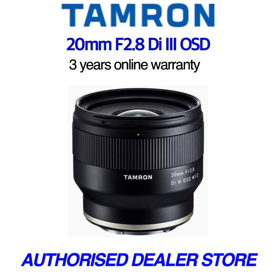 TAMRON 20mm F2.8 Di III OSD Emount lens, Photography, Lens & Kits on