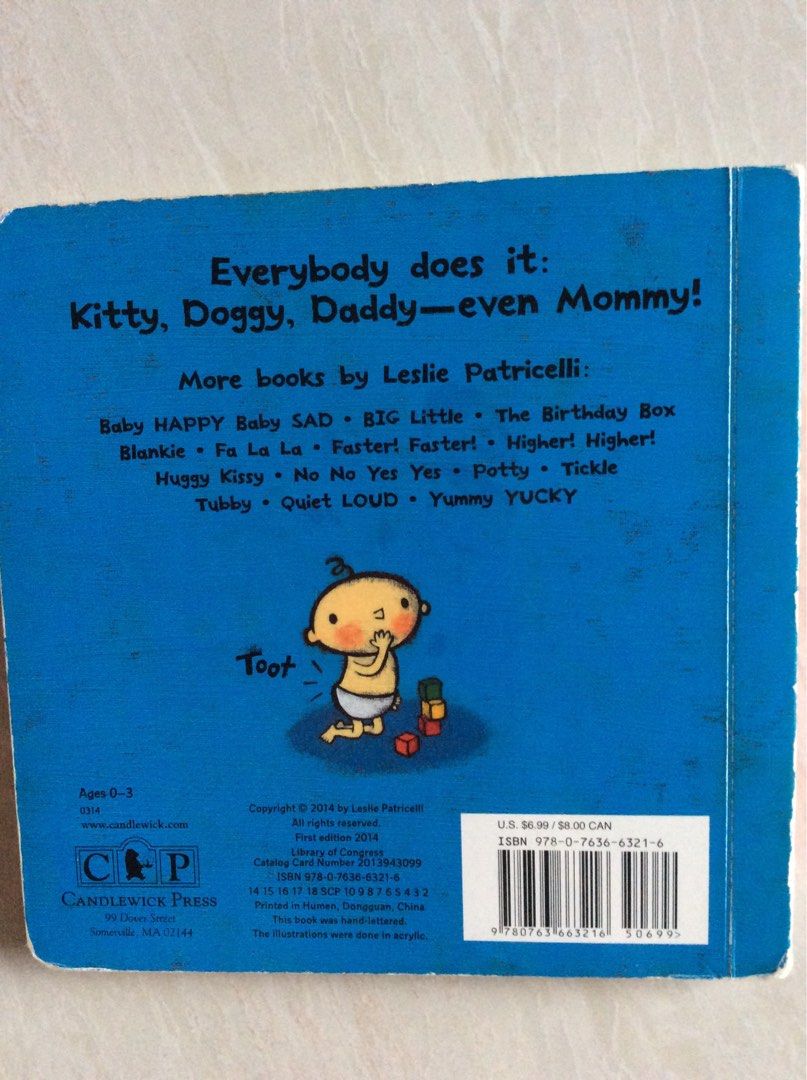 Toot (Leslie Patricelli) (Incl Normal Mailing) , Babies & Kids, Baby