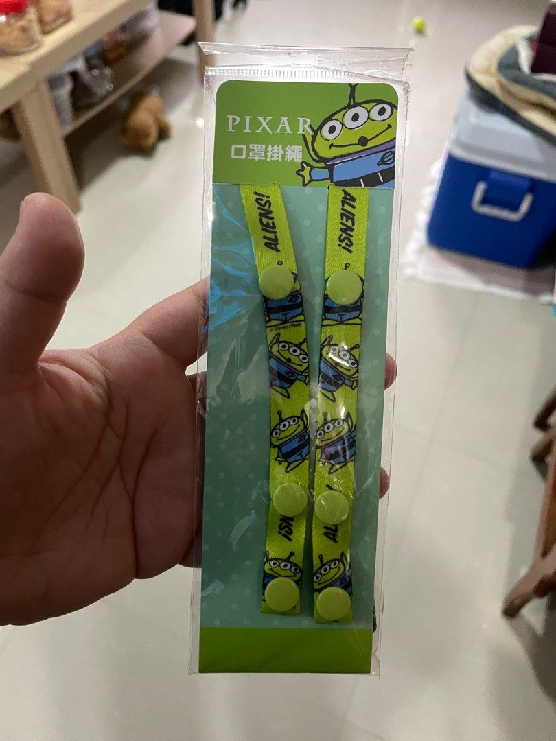 Toy Story aliens mask strap, Health & Nutrition, Face Masks & Face Shields on Carousell