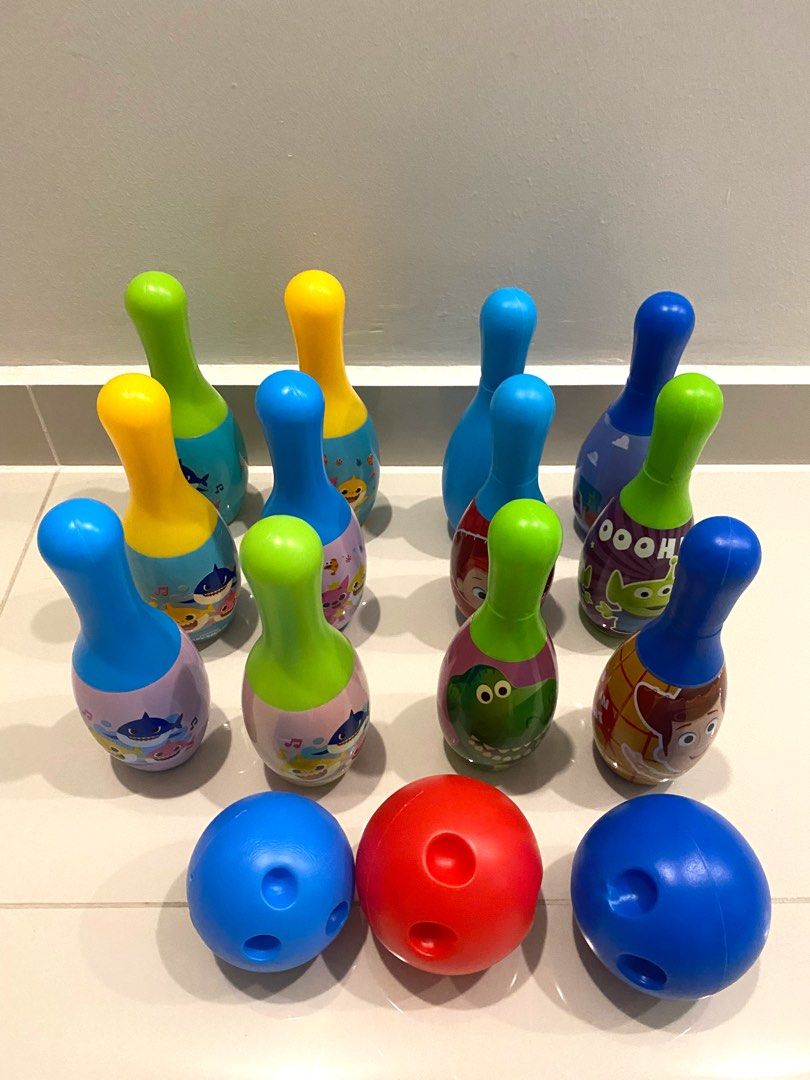 Juego De Bolos Para Niños 12 Piezas - 10 Bolos Numerados + 2 Bolas Blandas, Juguete Educativo Interior/Exterior